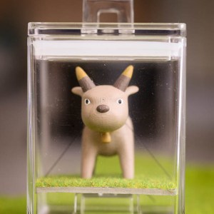 I also created a grass platform for them to stand on, as well as tying them down with sewing string so they stay in place